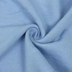 Ткань Футер 3-х нитка, Петля, цвет Светло-Голубой (на отрез)  в Орле