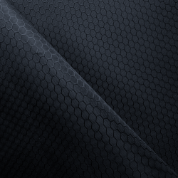 Ткань Оксфорд 300D PU Рип-Стоп СОТЫ, цвет Черный (на отрез)  в Орле