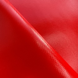 Тентовый материал ПВХ 600 гр/м2 плотная, Красный (Ширина 150см), на отрез  в Орле, 600 г/м2, 1189 руб
