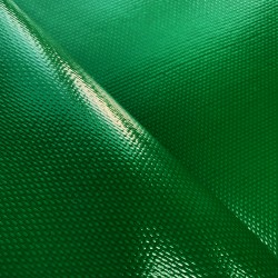 Ткань ПВХ 600 гр/м2 плотная, Зелёный (Ширина 150см), на отрез  в Орле