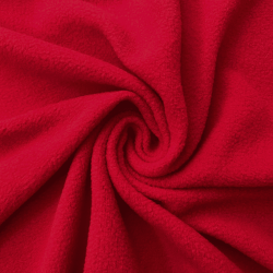 Флис Односторонний 130 гр/м2, цвет Красный (на отрез)  в Орле