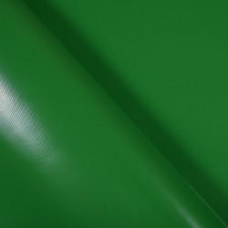 Тентовый материал ПВХ 450 гр/м2, Зелёный (Ширина 160см), на отрез  в Орле, 450 г/м2, 799 руб