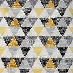 Интерьерная ткань Дак (DUCK), принт &quot;Малые Треугольники&quot; (на отрез)  в Орле