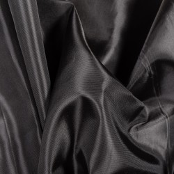 Ткань подкладочная Таффета 190Т, цвет Черный (на отрез)  в Орле