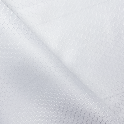 Ткань Оксфорд 300D PU Рип-Стоп СОТЫ, цвет Белый (на отрез)  в Орле