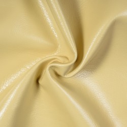 Ткань Дерматин (Кожзам) для мебели, цвет Кремовый (на отрез)  в Орле
