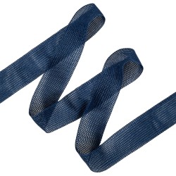Окантовочная лента-бейка, цвет Синий 22мм (на отрез)  в Орле
