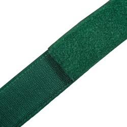 Контактная лента 40мм (38мм)  Зелёный (велькро-липучка, на отрез)  в Орле