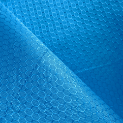 Ткань Оксфорд 300D PU Рип-Стоп СОТЫ, цвет Голубой (на отрез)  в Орле