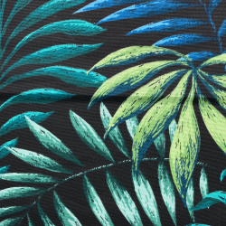 Интерьерная ткань Дак (DUCK), принт &quot;Тропические листья&quot; (на отрез)  в Орле