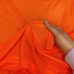 Трикотажная Сетка 75 г/м2, цвет Оранжевый (на отрез)  в Орле